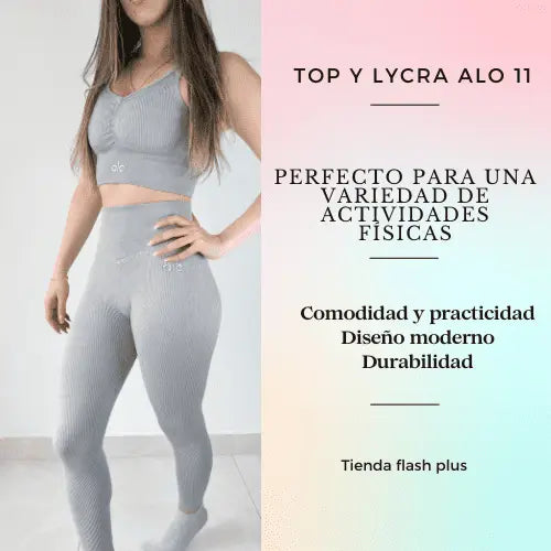 Conjunto Top y Lycra Alo 1.1